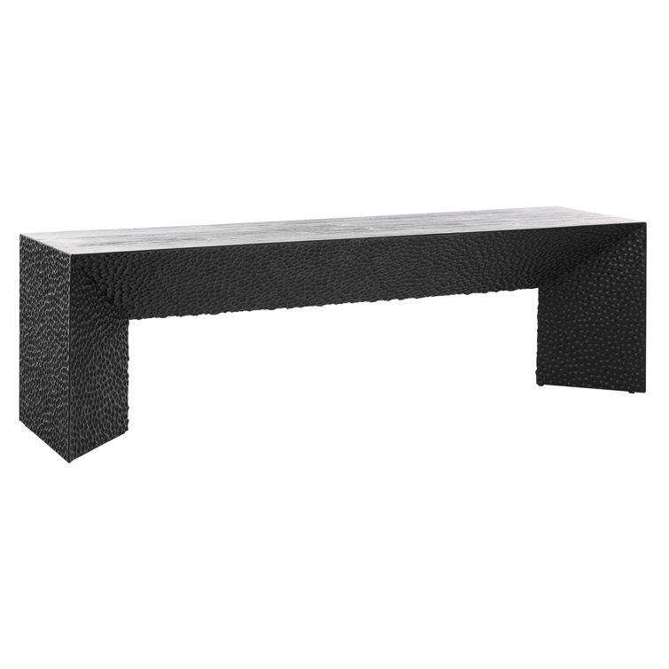 Long black 2025 dining bench